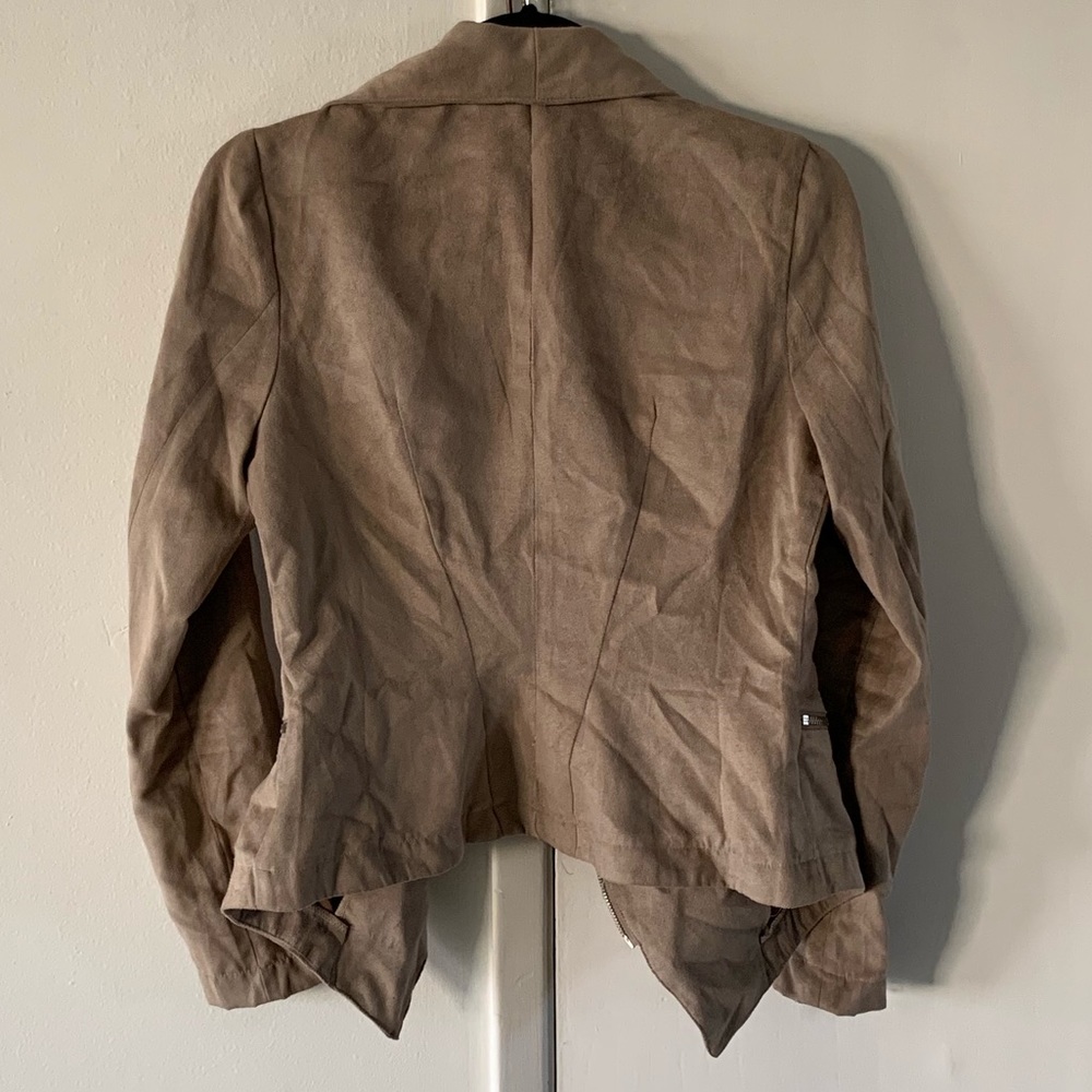 Suede Tan Blazer - Picture 2 of 3